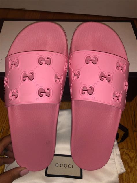 mirka pink gucci|Gucci Slides for Women .